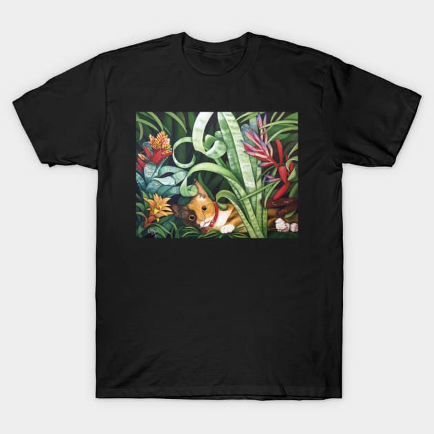 Caramello's Bromeliads T-Shirt by artbyelly